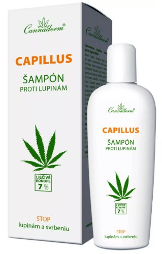 Cannaderm CAPILLUS - šampón proti lupinám NEW 150 ml