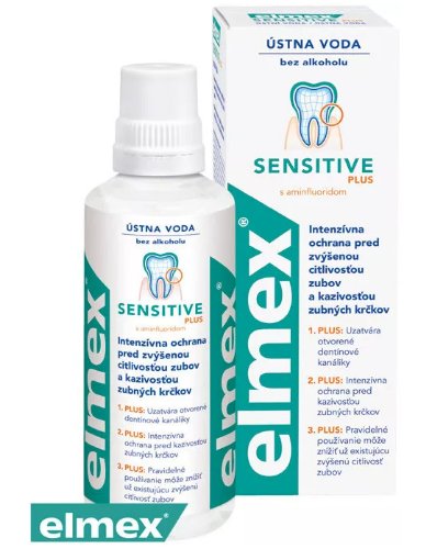 ELMEX Ústna voda SENSITIVE plus 400ml