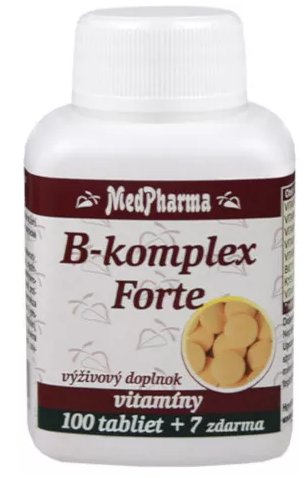MedPharma B-komplex Forte 100+7tbl zadarmo