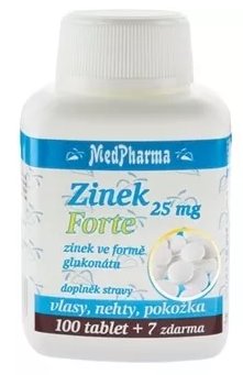 MedPharma Zinok Forte 25 mg 107 tbl