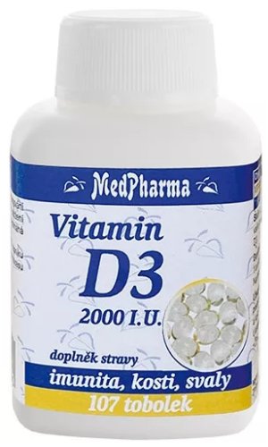 MedPharma Vitamin D3 2000 I.U. – 107 cps