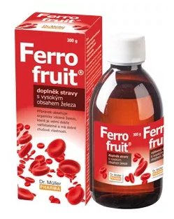 Dr. Müller Pharma FERRO FRUIT Sirup s vysokým obsahom železa 300 g