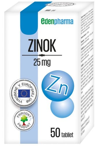 EDENPharma ZINOK 25 mg 50 tbl