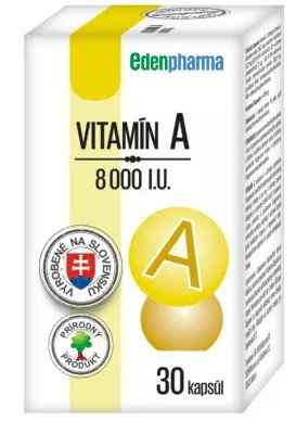 EDENPharma Vitamín A 8000 I.U. 30ks