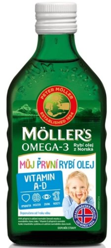 MÖLLER´S Omega 3 Môj prvý rybí olej 250 ml