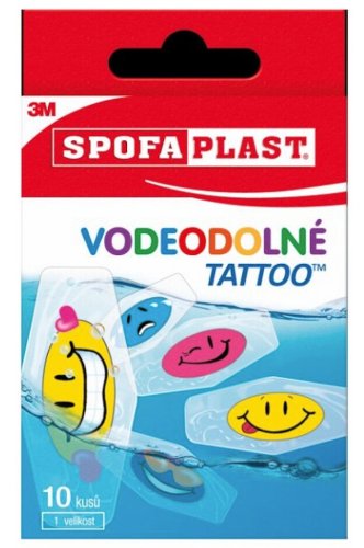 3M™ SPOFAPLAST 115P Tattoo vodeodolné náplasti 26 mm x 57 mm 10 kusov