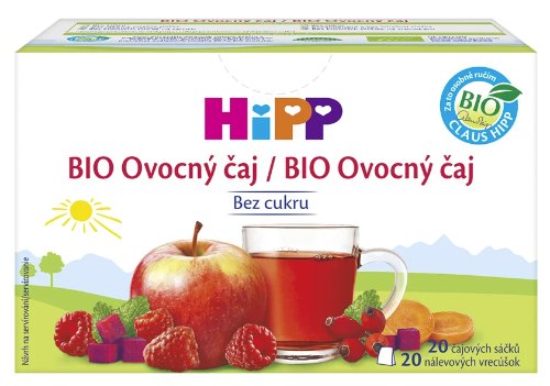 HiPP Bio ovocný čaj bez cukru 20 x 2 g