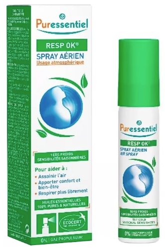 Puressentiel Sprej na lepšie dýchanie 18 esenciálnych olejov - 20 ml