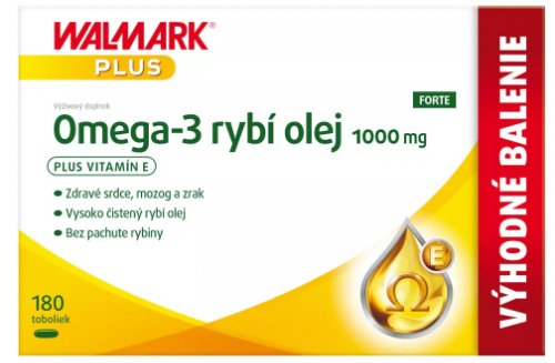 Walmark Omega 3 rybí olej FORTE 180 cps