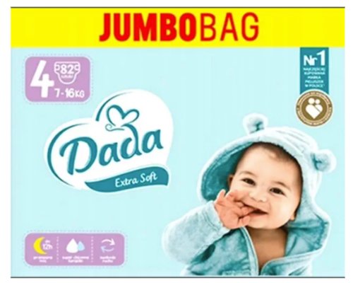 Dada Extra Soft Jumbo Bag 4 Maxi 82 ks