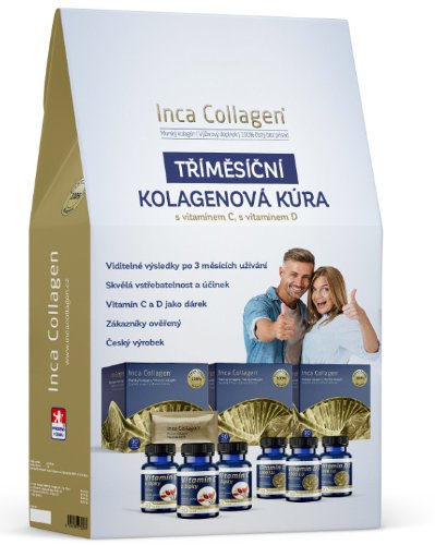 Inca Collagen Trojmesačná kolagénová kúra 3 x 30 sáčkov