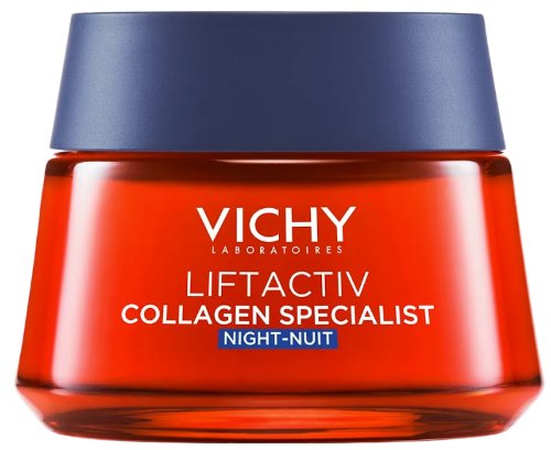 Vichy Liftactiv Collagen Specialist Komplexná nočná starostlivosť proti vráskam 50 ml