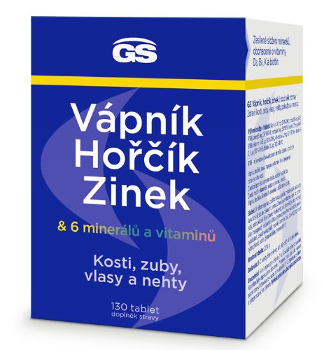 GS Vápnik horčík zinok 130 tabliet