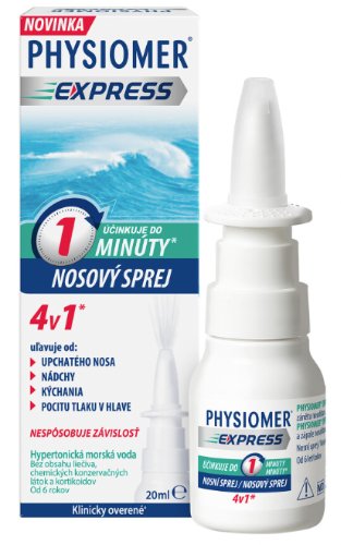 PHYSIOMER Nosový sprej Hypertonický Express 20 ml
