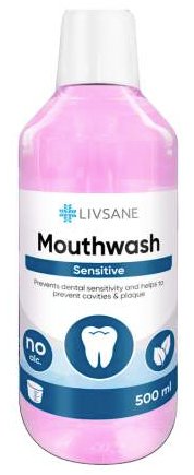 LIVSANE Ústna voda sensitive 500 ml