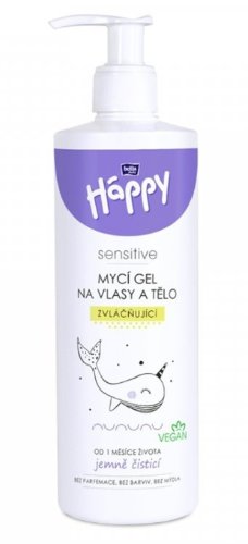 BELLA HAPPY Baby umývací gél na telo a vlasy 400 ml