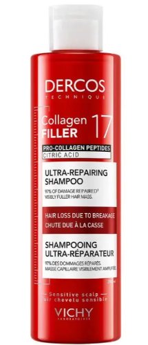Vichy Dercos Collagen 17 Filler Regeneračný šampón 200 ml