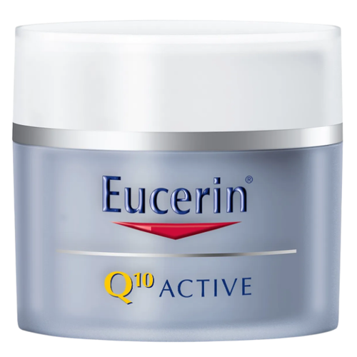 Eucerin Q10 ACTIVE Nočný krém proti vráskam regeneračný na citlivú pokožku 50 ml