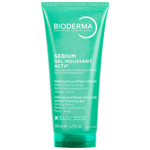 Bioderma Sébium Gel moussant actif čistiaci gél 200 ml