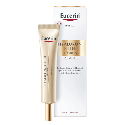 Eucerin Hyaluron-Filler+Elasticity očný krém SPF20 15 ml