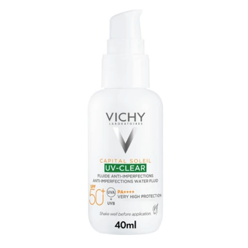 Vichy Capital Soleil UV-Clear ochranný fluid proti nedokonalostiam pleti SPF50+ 40 ml