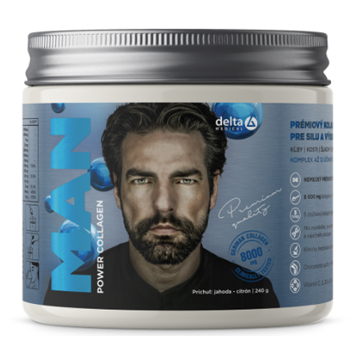 DELTA MAN power COLLAGEN jahoda citrón 240 g