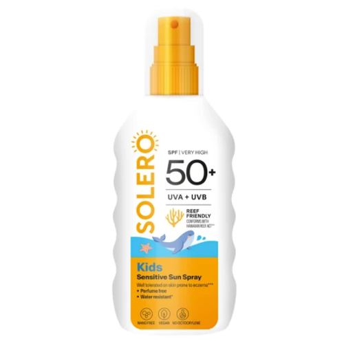 SOLERO Detský opaľovací sprej SPF50+ 200 ml