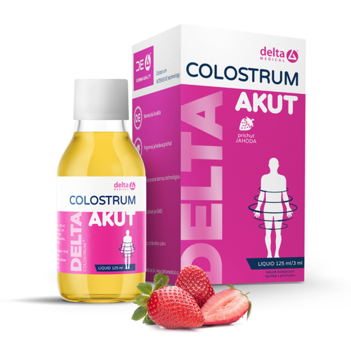 DELTA COLOSTRUM® AKUT Jahoda 125 ml