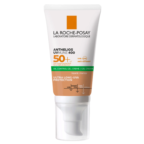La Roche-Posay Anthelios XL SPF 50+ zafarbený zmatňujúci gél krém 50 ml