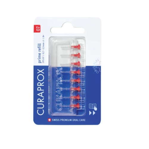 CURAPROX CPS 07 prime refill červená 8 kusov