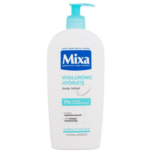 Mixa Telové mlieko Hyaluronic Hydrate 400 ml