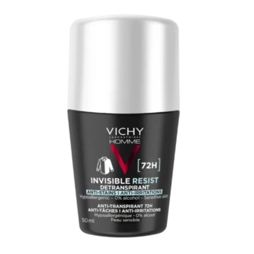 Vichy Homme invisible resist detranspirant 72h roll-on 50 ml