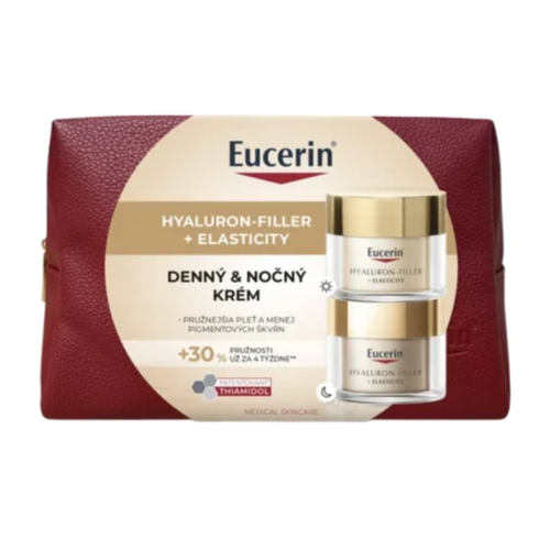 Eucerin Vianoce Hyaluron-Filler + Elasticity Denný krém + Nočný krém