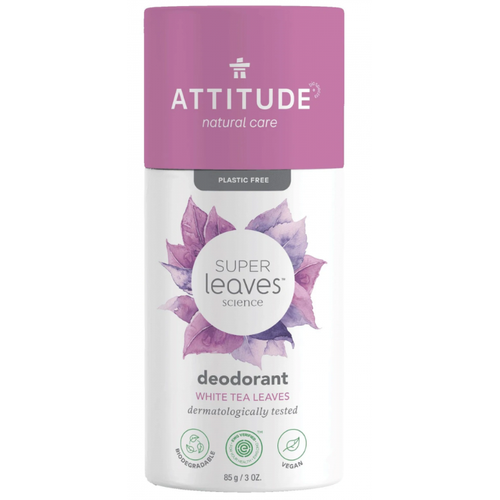 Attitude Prírodný tuhý deodorant Super leaves Listy bieleho čaju 85g