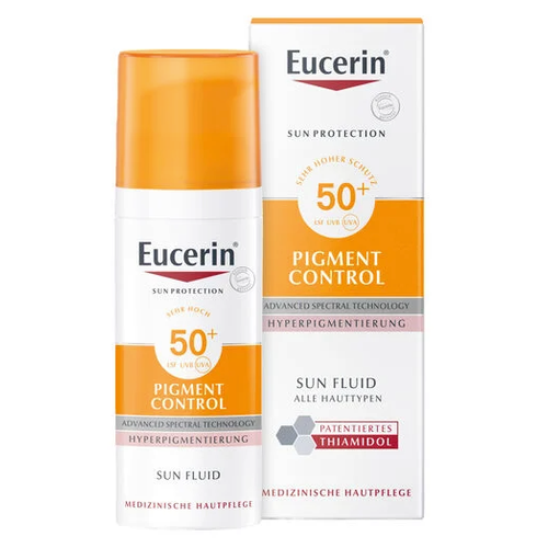 Eucerin Sun Emulzia na tvár s depigmentačným účinkom PIGMENT CONTROL SPF 50+ 50 ml