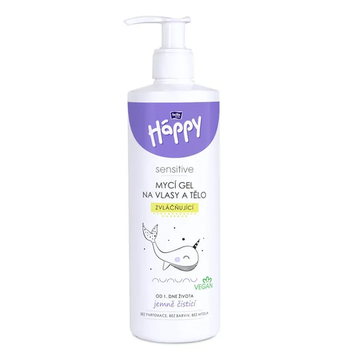 BELLA HAPPY Baby gel umývací na telo a vlasy 400 ml