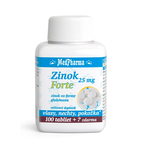 MedPharma Zinok 25 mg Forte 107 tbl