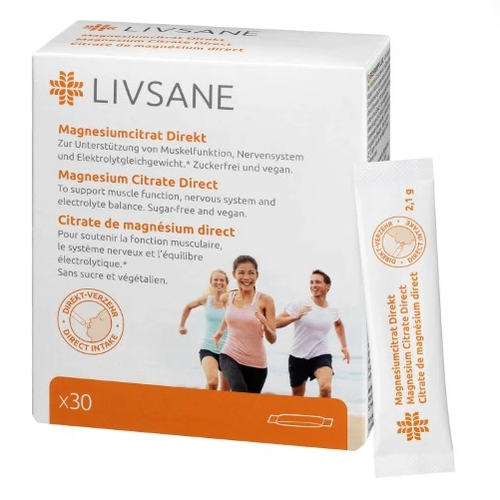 Livsane Magnesium citrat direct 30 sáčků