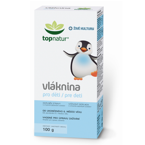 TOPNATUR Vláknina pre deti s probiotikami 100 g